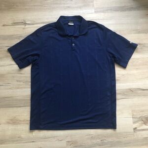 Nike Golf Dri-Fit Men's Deep Blue Polo Shirt